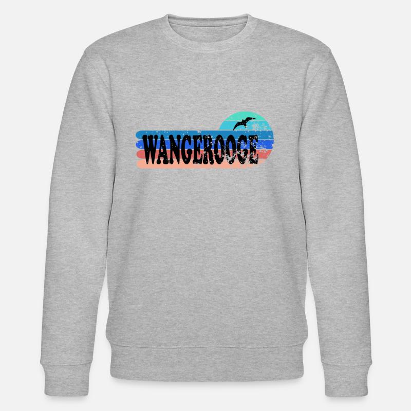 Insel Wangerooge Ostfriesland - Stanley/Stella Unisex Bio-Sweatshirt CHANGER  - Grau meliert