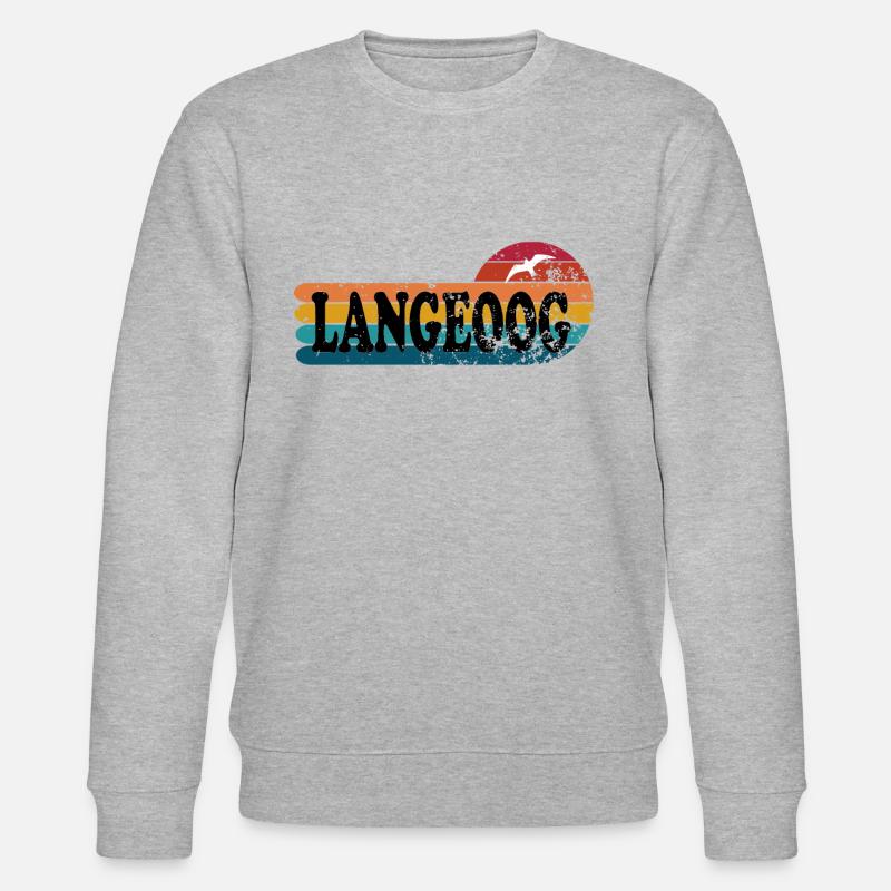Langeoog - Stanley/Stella Unisex Bio-Sweatshirt CHANGER  - Grau meliert