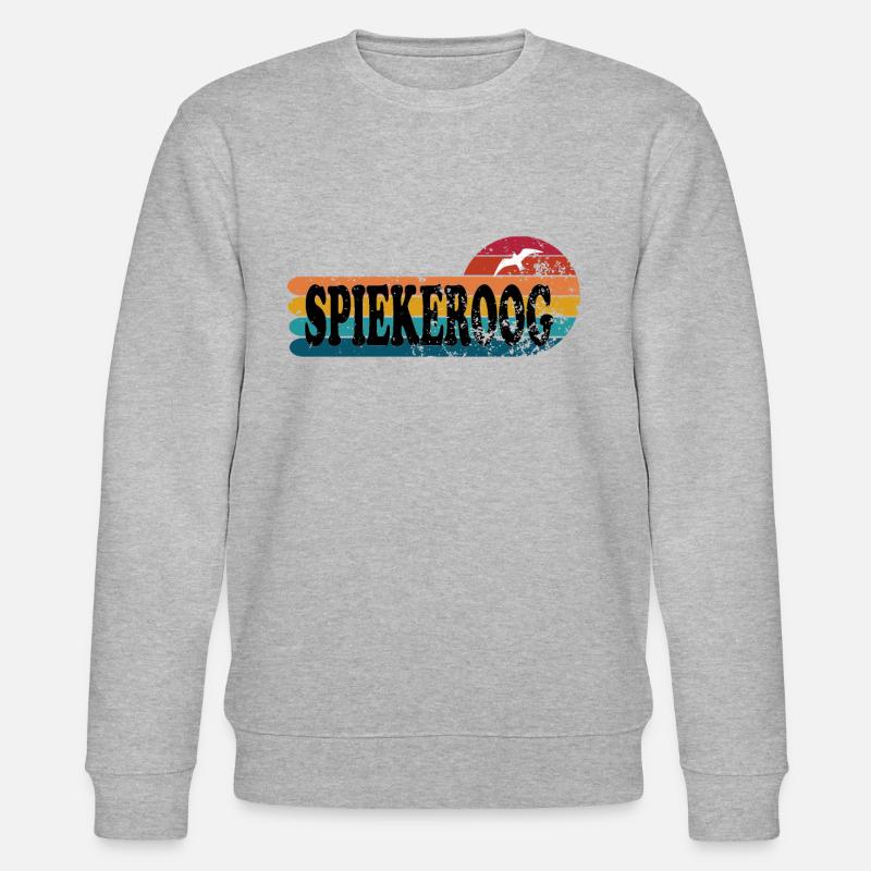 Spiekeroog - Stanley/Stella Unisex Bio-Sweatshirt CHANGER  - Grau meliert