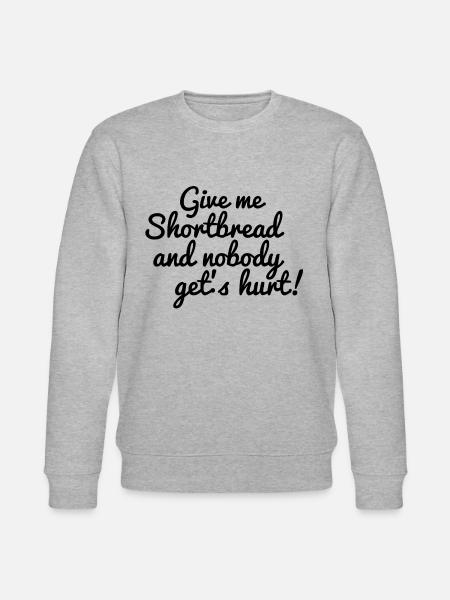 shortbread Scotland - Stanley/Stella CHANGER Unisex Organic Sweatshirt - heather grey