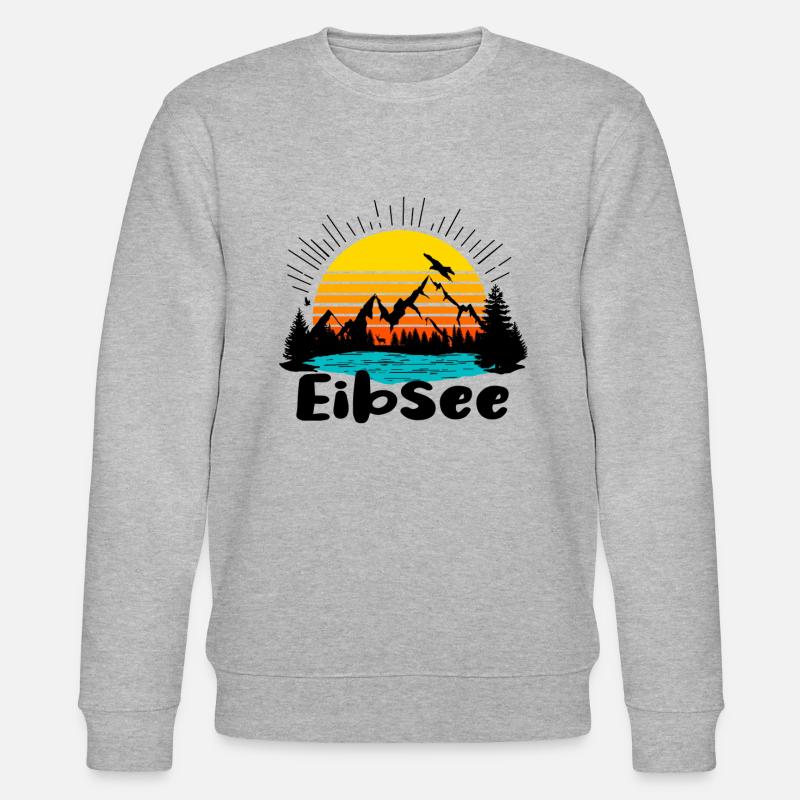 Eibsee - Stanley/Stella Unisex Bio-Sweatshirt CHANGER - Grau meliert