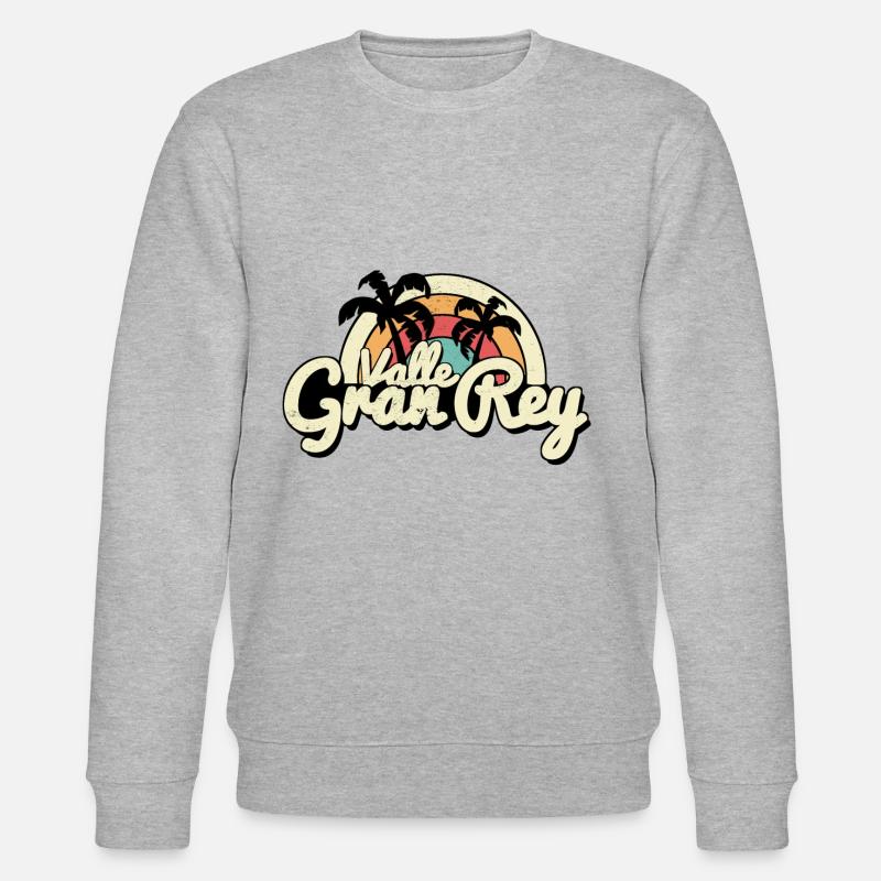 valle gran reyla Gomera - Sweat bio CHANGER Stanley/Stella Unisexe - gris chiné