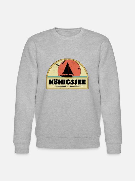 Königssee - Stanley/Stella Unisex Bio-Sweatshirt CHANGER  - Grau meliert
