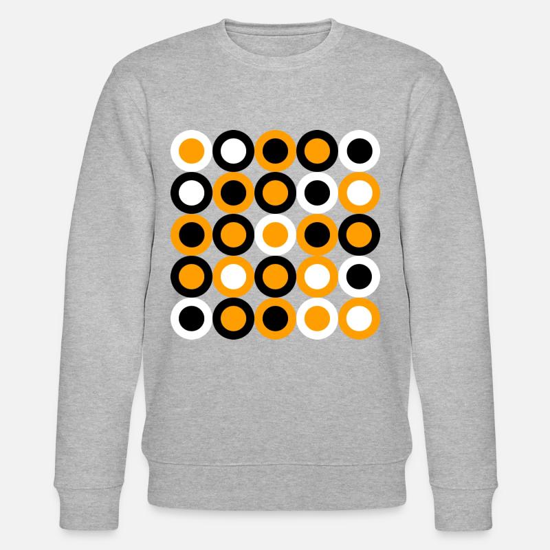 geometric patterns - Stanley/Stella CHANGER Unisex Organic Sweatshirt - heather grey