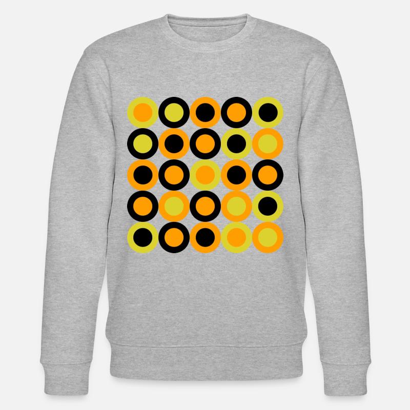 geometric pattern - Stanley/Stella CHANGER Unisex Organic Sweatshirt - heather grey