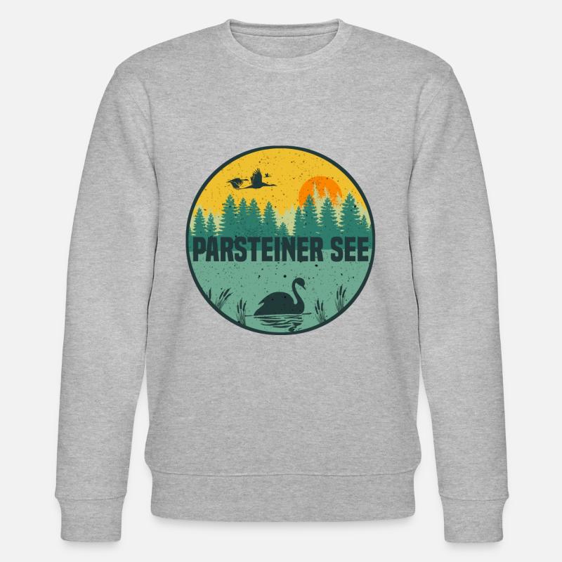Parsteiner See - Stanley/Stella Unisex Bio-Sweatshirt CHANGER  - Grau meliert