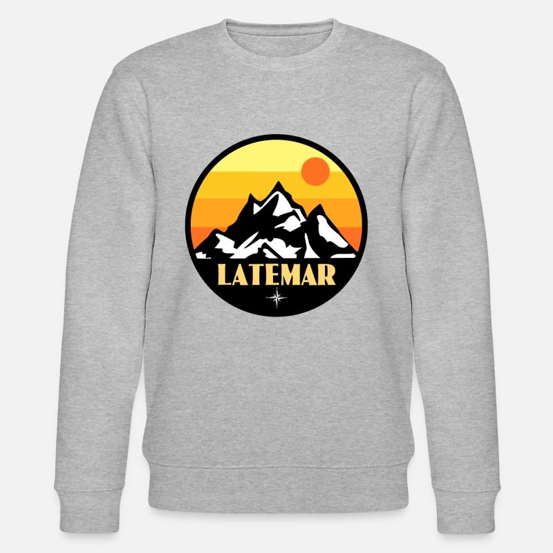 Latemar - Stanley/Stella Unisex Bio-Sweatshirt CHANGER  - Grau meliert