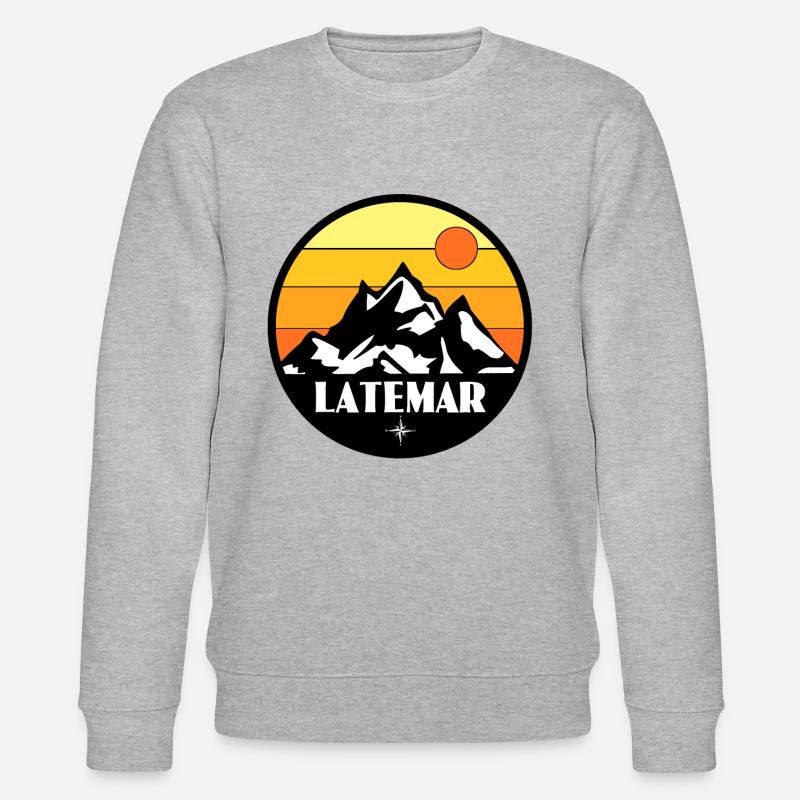 Latemar Südtirol - Stanley/Stella Unisex Bio-Sweatshirt CHANGER  - Grau meliert