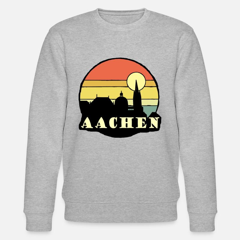 Aachen - Stanley/Stella Unisex Bio-Sweatshirt CHANGER  - Grau meliert