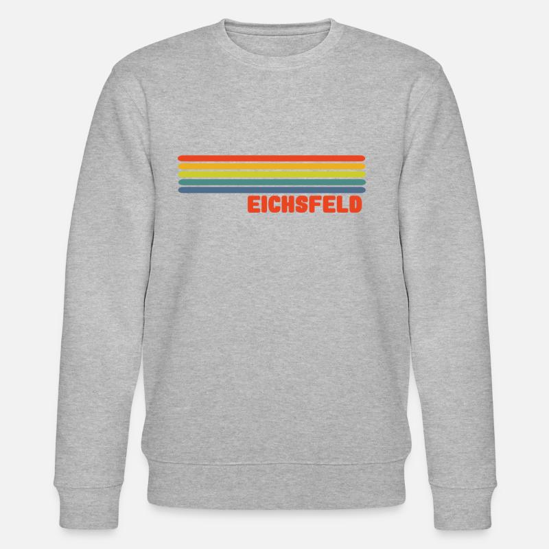 Eichsfeld Regenbogen - Stanley/Stella Unisex Bio-Sweatshirt CHANGER  - Grau meliert