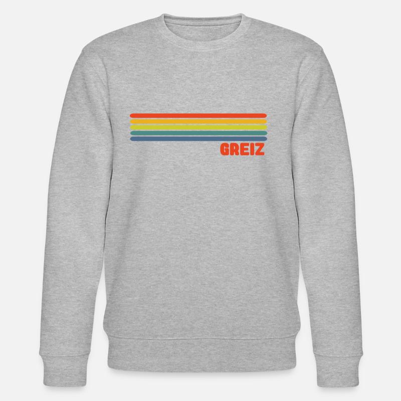 Greiz Regenbogen - Stanley/Stella Unisex Bio-Sweatshirt CHANGER  - Grau meliert