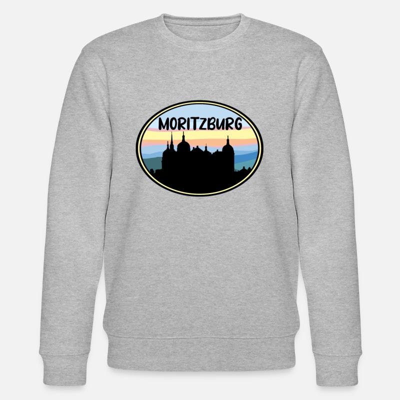 Moritzburg Schloss - Stanley/Stella Unisex Bio-Sweatshirt CHANGER  - Grau meliert
