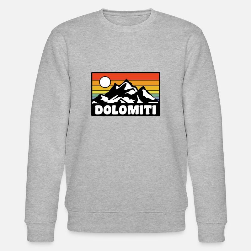 Dolomiti - Stanley/Stella Unisex Bio-Sweatshirt CHANGER  - Grau meliert