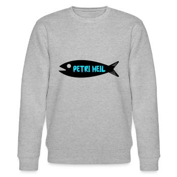 Petri Heil - Stanley/Stella Unisex Bio-Sweatshirt CHANGER  - Grau meliert - Vorne - Nik (191cm) & Marisol (170cm)