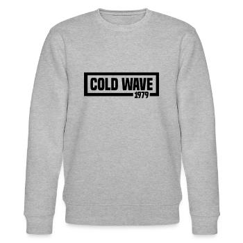 cold wave - Stanley/Stella CHANGER Unisex Organic Sweatshirt - heather grey - Front - Nik (191cm) & Marisol (170cm)
