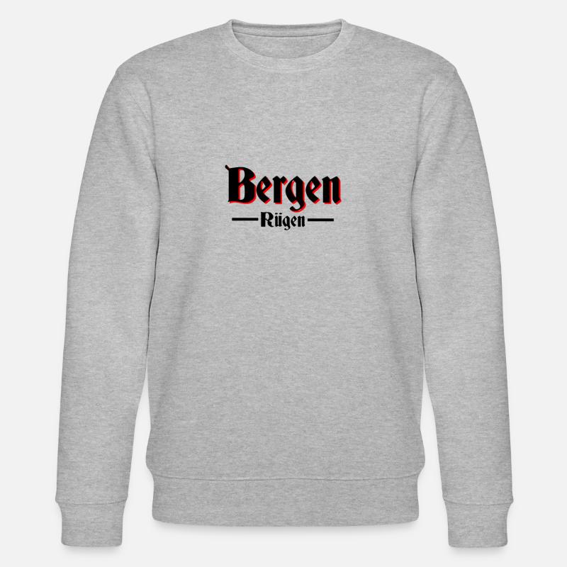 Bergen Rügen - Stanley/Stella Unisex Bio-Sweatshirt CHANGER  - Grau meliert