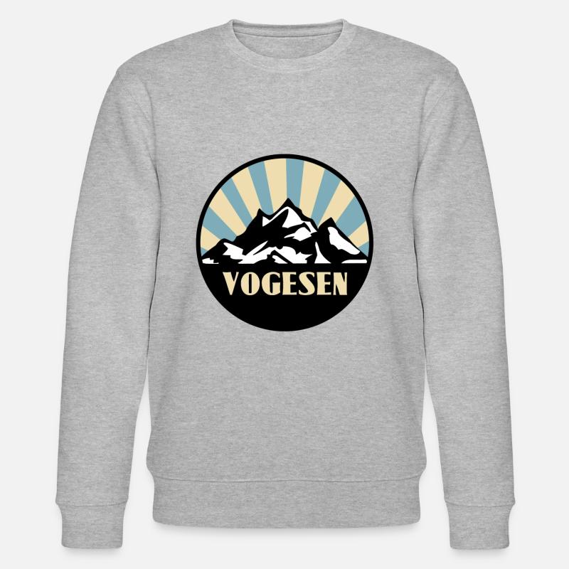 Vosges les Voges - Sweat bio CHANGER Stanley/Stella Unisexe - gris chiné