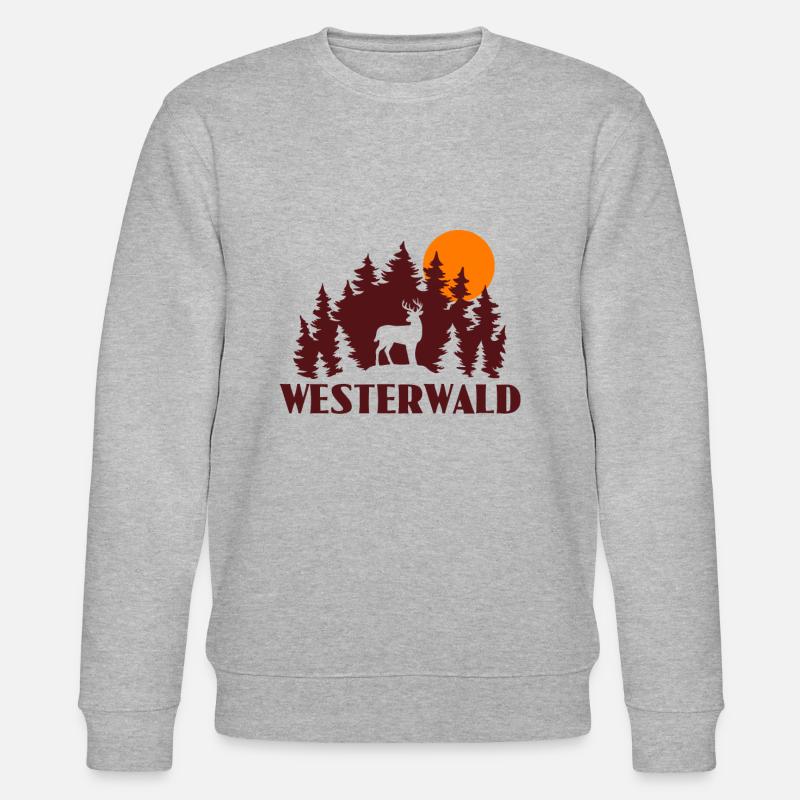 Westerwald - Stanley/Stella Unisex Bio-Sweatshirt CHANGER  - Grau meliert