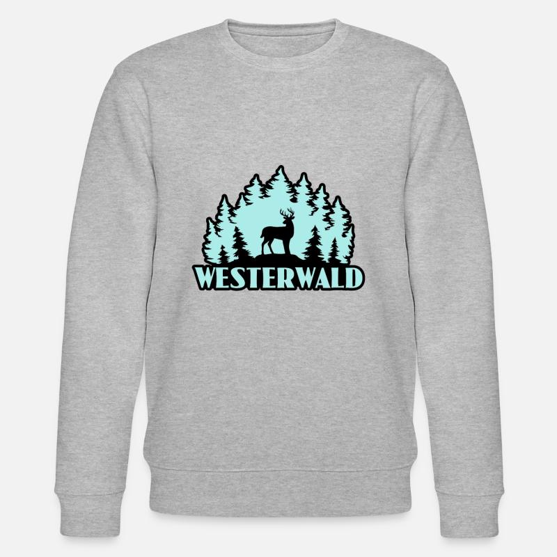 Westerwald - Stanley/Stella Unisex Bio-Sweatshirt CHANGER  - Grau meliert