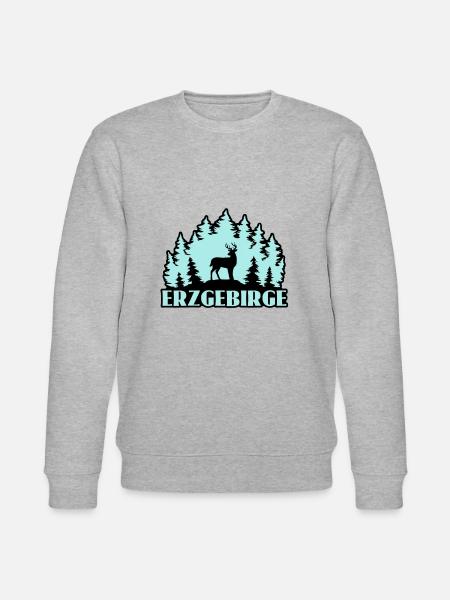 Erzgebirge - Stanley/Stella Unisex Bio-Sweatshirt CHANGER  - Grau meliert