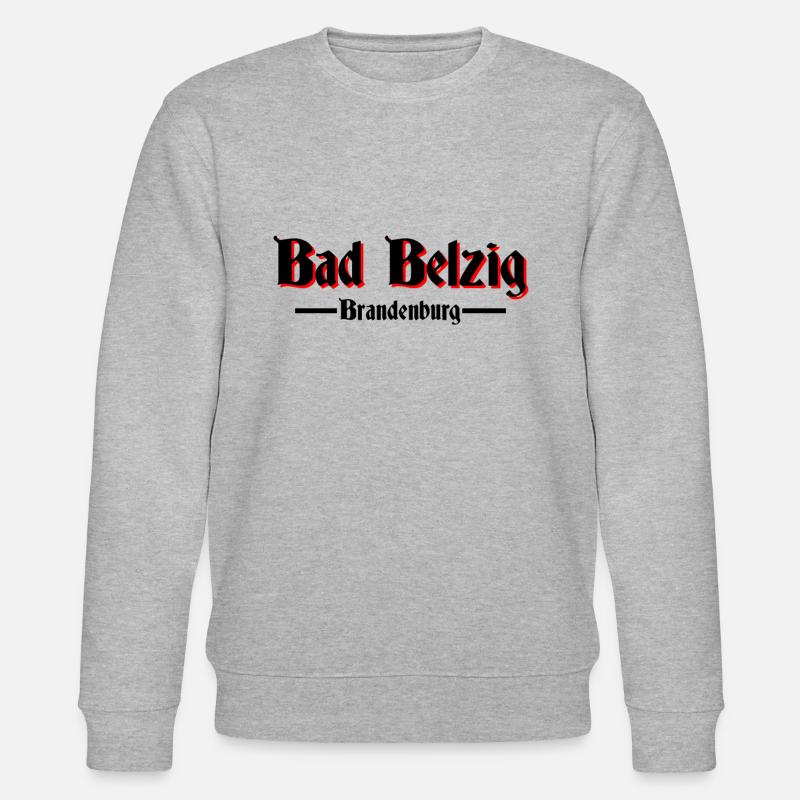 Bad Belzig - Stanley/Stella Unisex Bio-Sweatshirt CHANGER  - Grau meliert