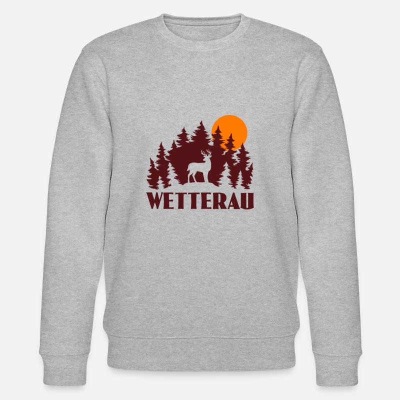 Wetterau - Stanley/Stella Unisex Bio-Sweatshirt CHANGER  - Grau meliert