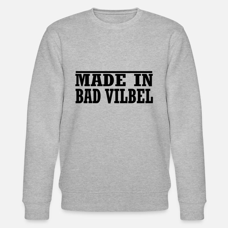 Bad Vilbel - Stanley/Stella Unisex Bio-Sweatshirt CHANGER  - Grau meliert