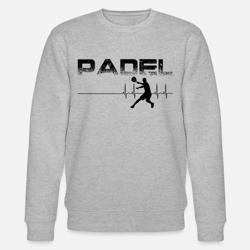 Padel - Stanley/Stella Unisex Bio-Sweatshirt CHANGER  - Grau meliert