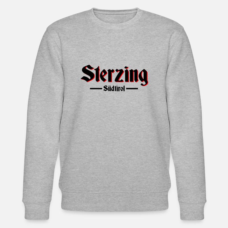 Sterzing Südtirol - Stanley/Stella Unisex Bio-Sweatshirt CHANGER  - Grau meliert