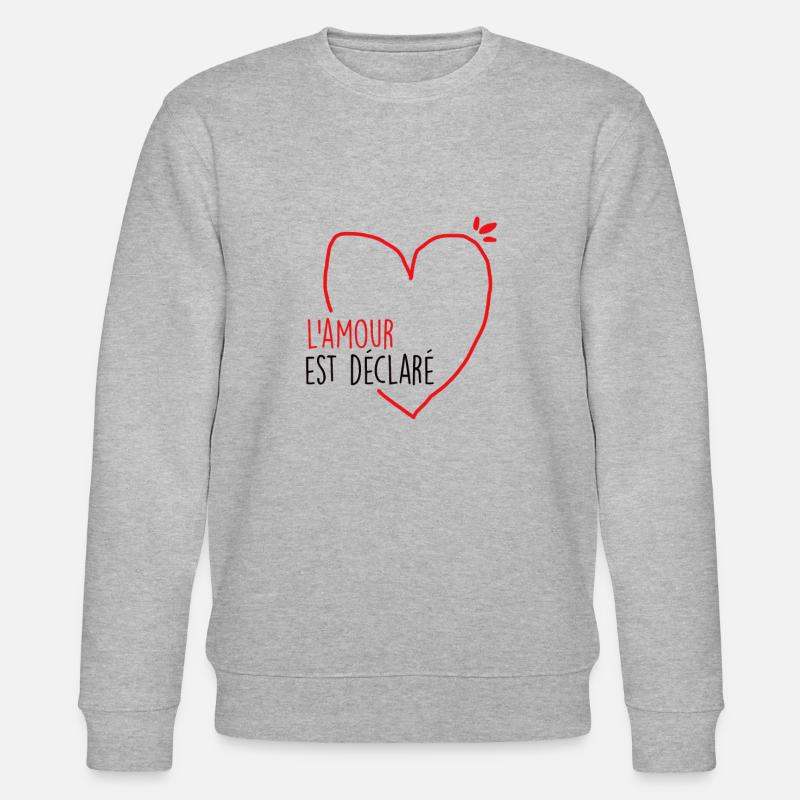 l amour - Sweat bio CHANGER Stanley/Stella Unisexe - gris chiné