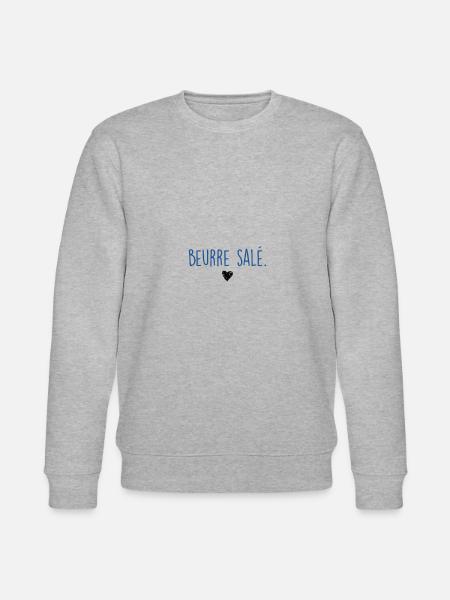 beurre salé - Sweat bio CHANGER Stanley/Stella Unisexe - gris chiné