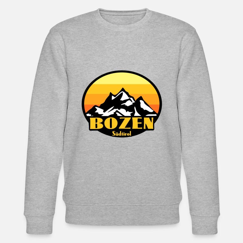 Bozen Südtirol - Stanley/Stella Unisex Bio-Sweatshirt CHANGER  - Grau meliert