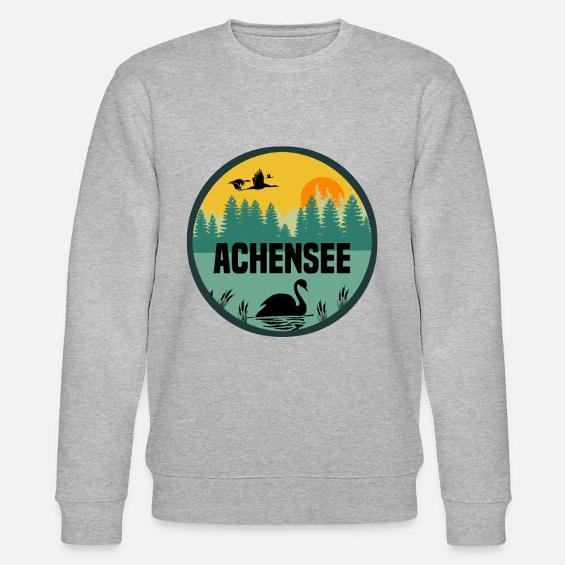 Achensee - Stanley/Stella Unisex Bio-Sweatshirt CHANGER  - Grau meliert