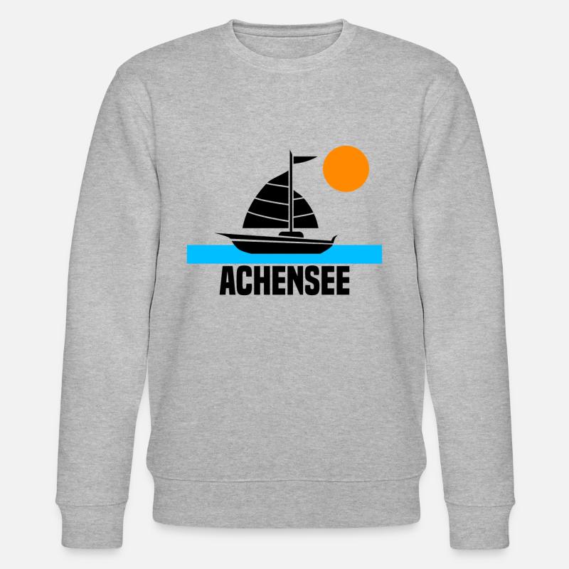 Achensee - Stanley/Stella Unisex Bio-Sweatshirt CHANGER  - Grau meliert