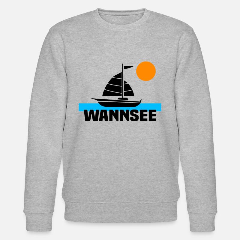 Wannsee - Stanley/Stella Unisex Bio-Sweatshirt CHANGER - Grau meliert