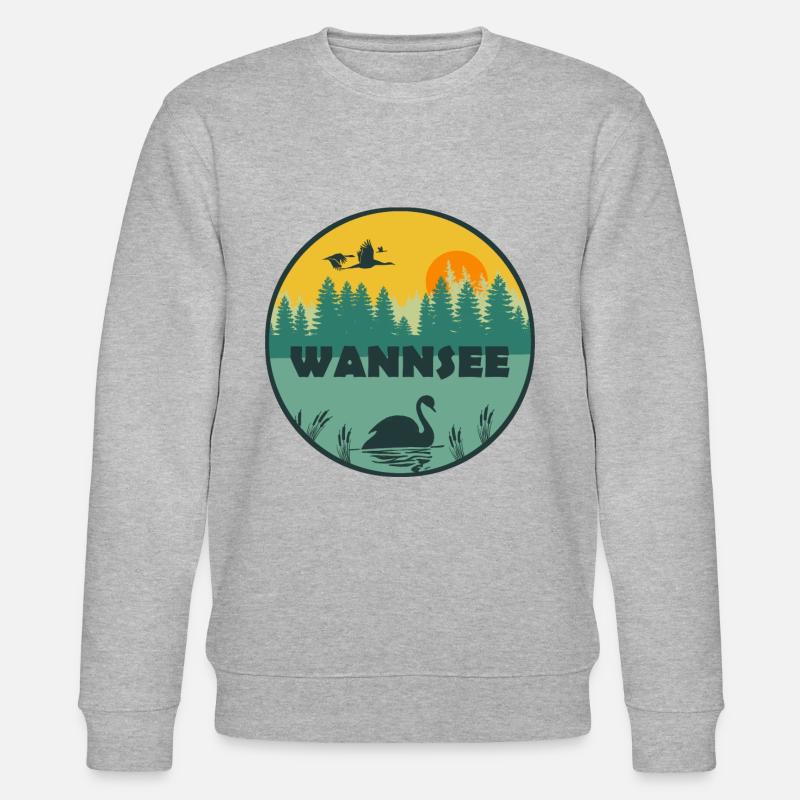 Wannsee - Stanley/Stella Unisex Bio-Sweatshirt CHANGER  - Grau meliert