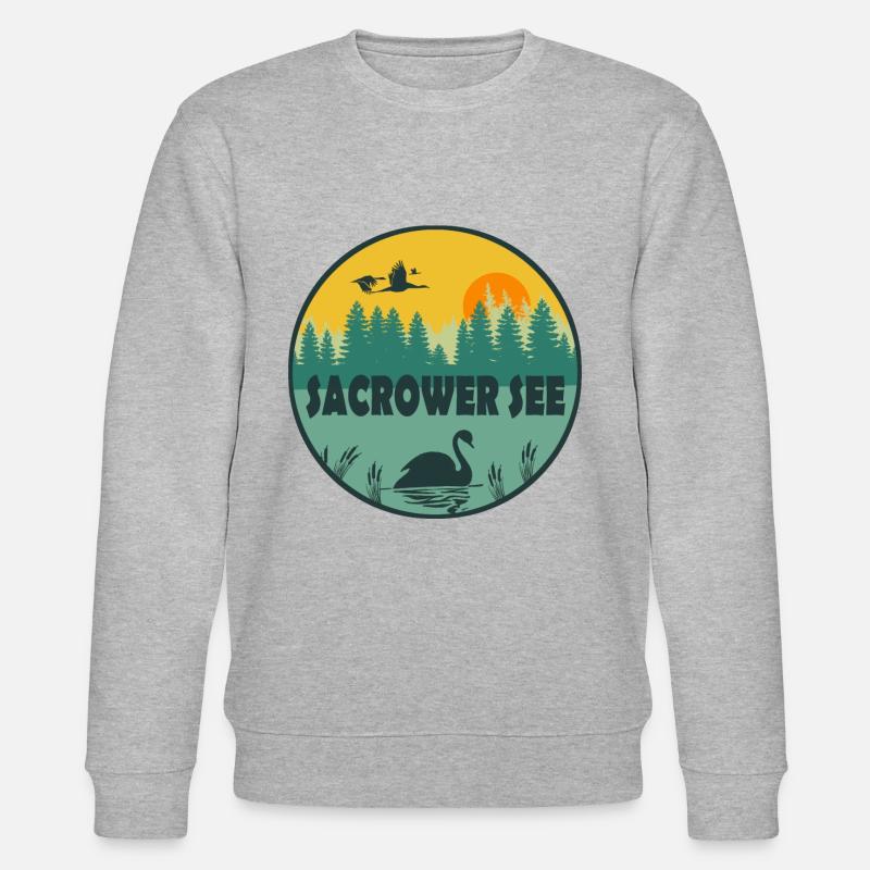 Sacrower See - Stanley/Stella Unisex Bio-Sweatshirt CHANGER  - Grau meliert