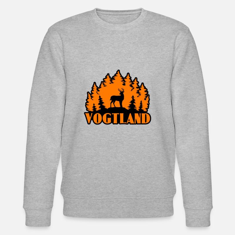 Vogtland - Stanley/Stella Unisex Bio-Sweatshirt CHANGER  - Grau meliert