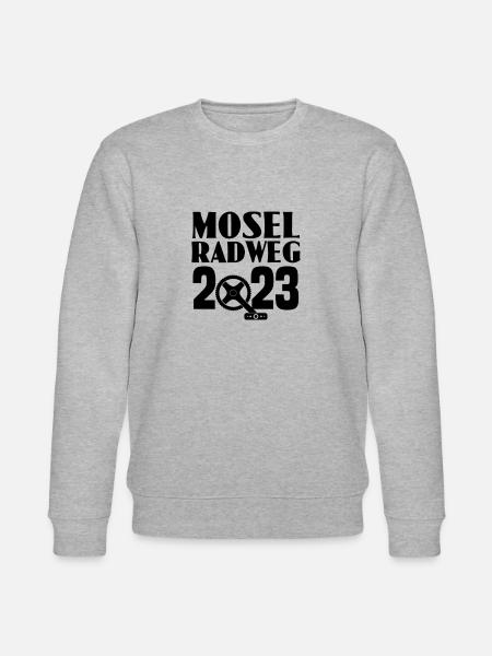 Mosel Radweg - Stanley/Stella Unisex Bio-Sweatshirt CHANGER - Grau meliert