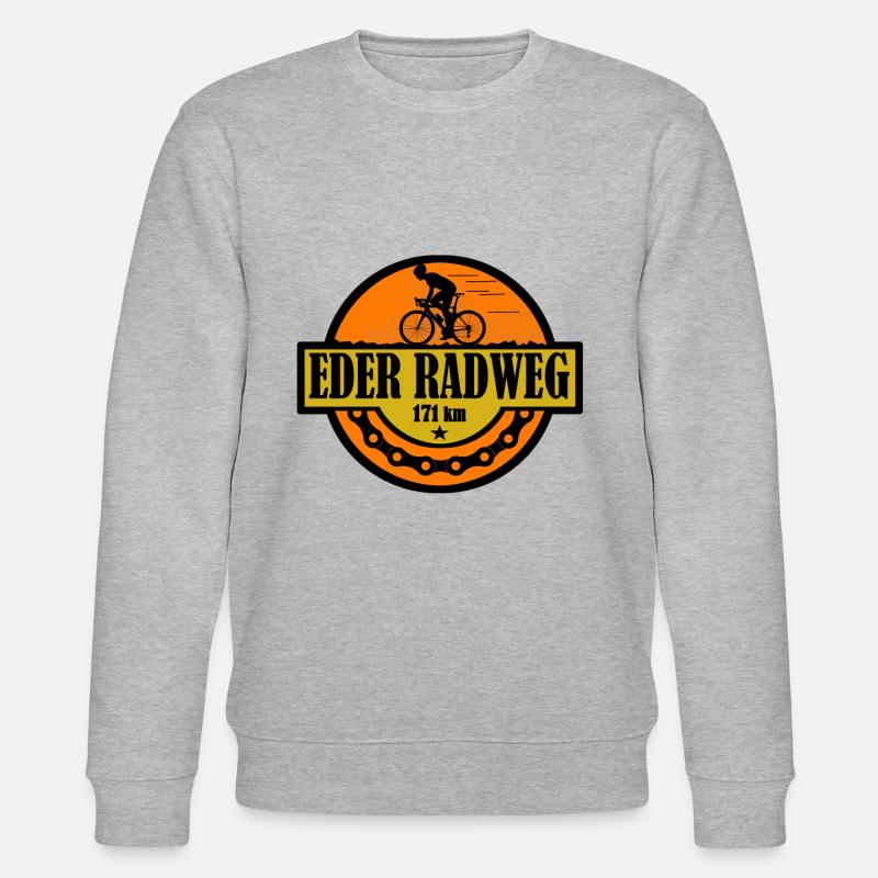Eder Radweg - Stanley/Stella Unisex Bio-Sweatshirt CHANGER  - Grau meliert