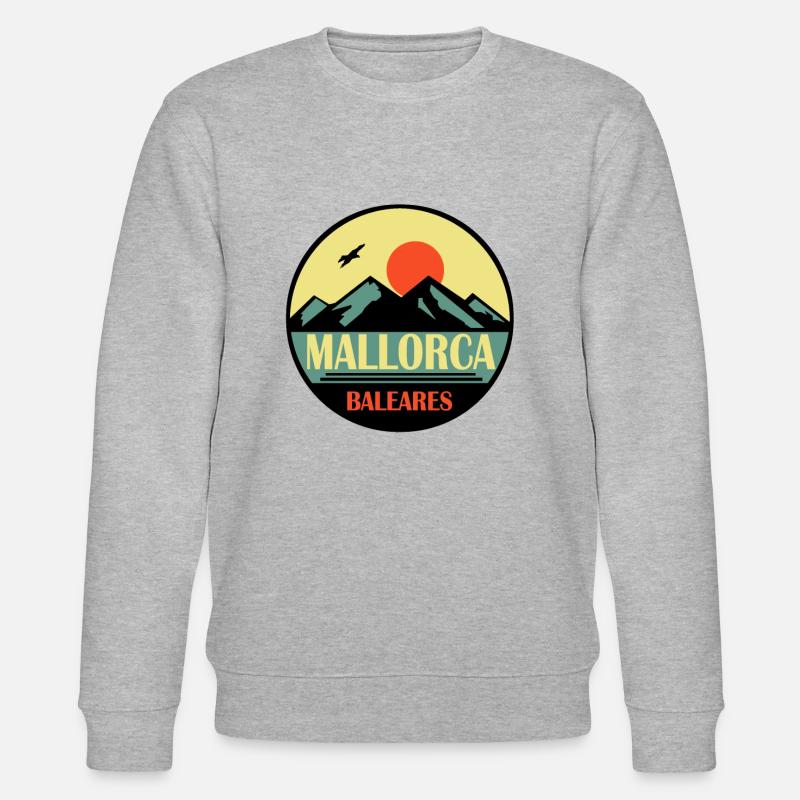 Mallorca Baleares - Stanley/Stella Unisex Bio-Sweatshirt CHANGER  - Grau meliert