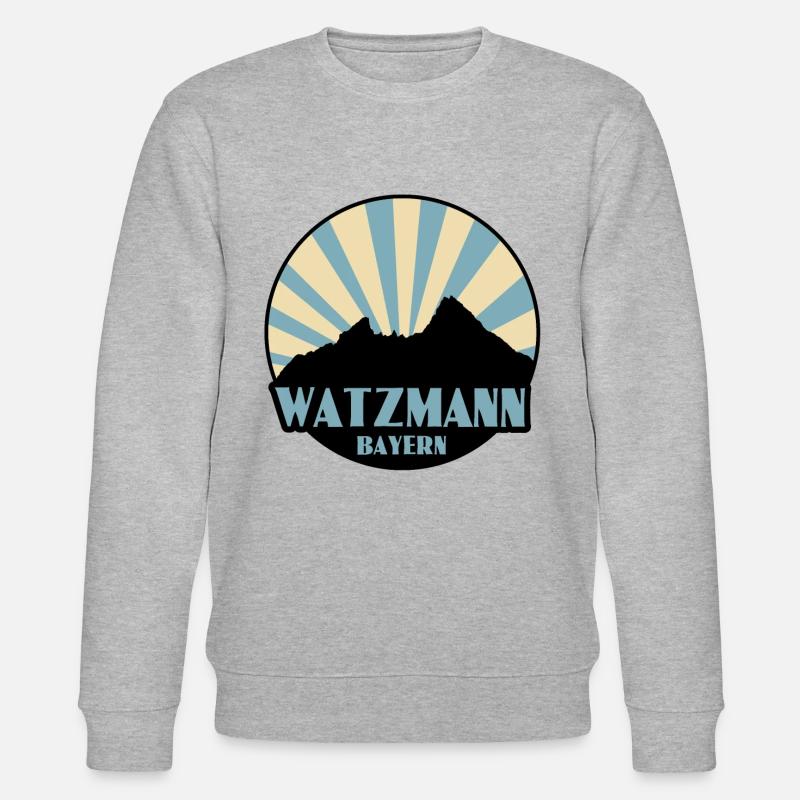 Watzmann - Stanley/Stella Unisex Bio-Sweatshirt CHANGER  - Grau meliert