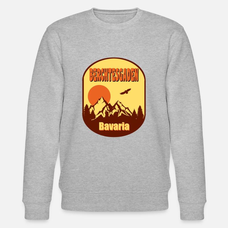 Berchtesgaden - Stanley/Stella Unisex Bio-Sweatshirt CHANGER  - Grau meliert