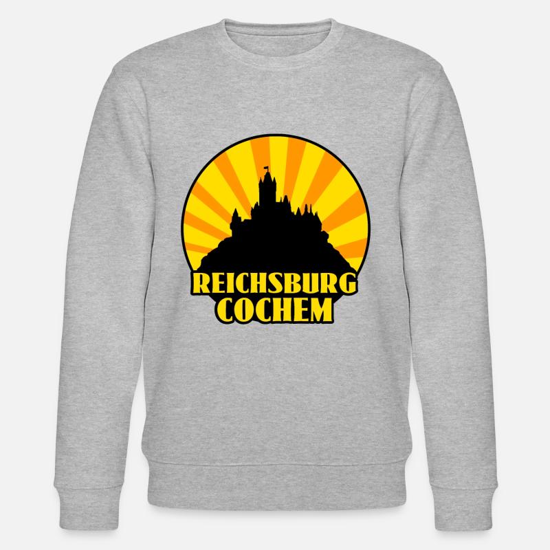 Reichsburg Cochem - Stanley/Stella Unisex Bio-Sweatshirt CHANGER  - Grau meliert