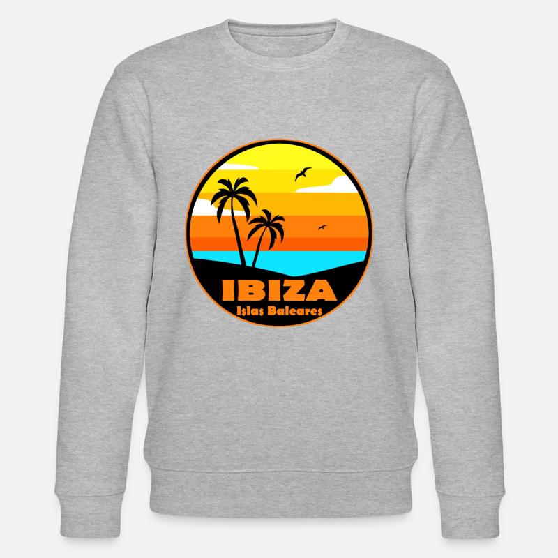 Ibiza - Stanley/Stella Unisex Bio-Sweatshirt CHANGER  - Grau meliert