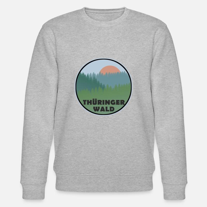 Thüringer Wald - Stanley/Stella Unisex Bio-Sweatshirt CHANGER  - Grau meliert