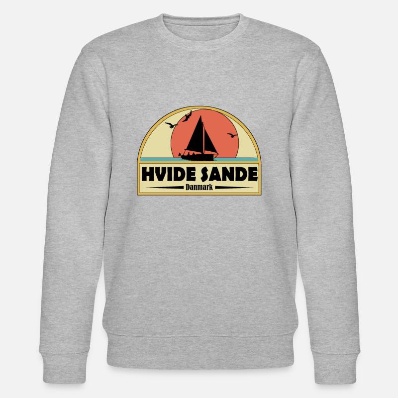 Hvide Sande Dänemark - Stanley/Stella Unisex Bio-Sweatshirt CHANGER  - Grau meliert