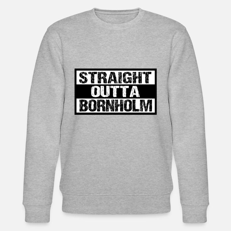 Bornholm Dänemark - Stanley/Stella Unisex Bio-Sweatshirt CHANGER  - Grau meliert