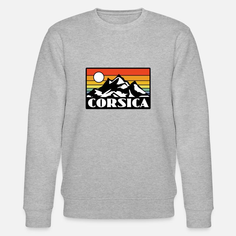 Corsica - Stanley/Stella Unisex Bio-Sweatshirt CHANGER - Grau meliert