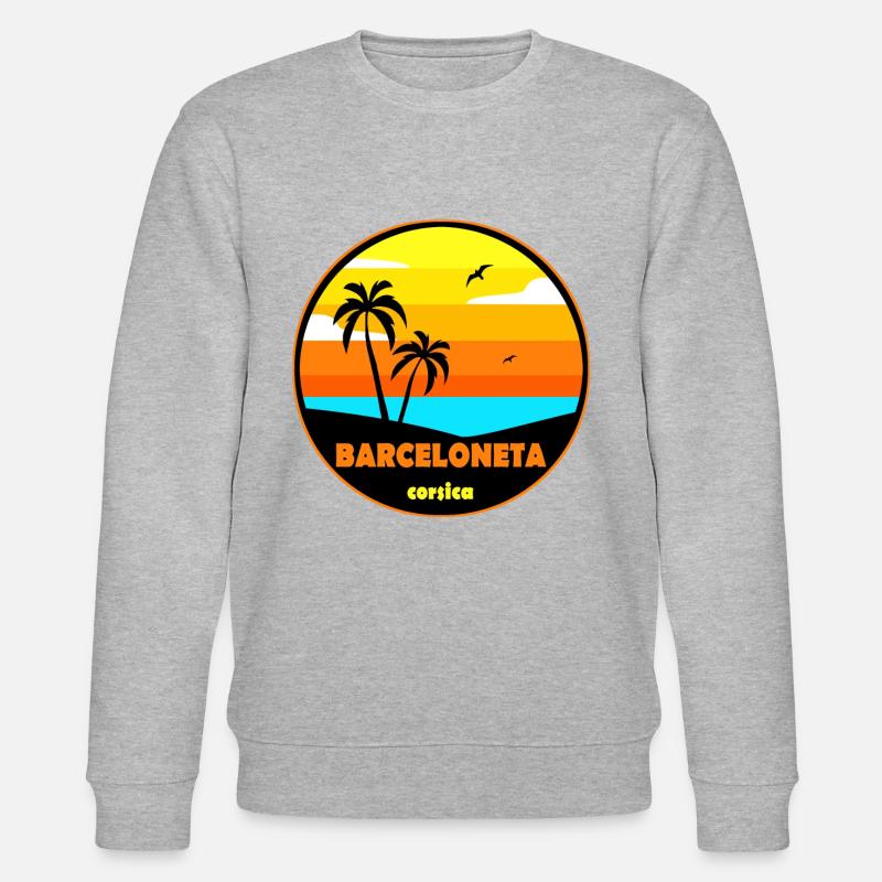 Barceloneta - Stanley/Stella Unisex Bio-Sweatshirt CHANGER  - Grau meliert